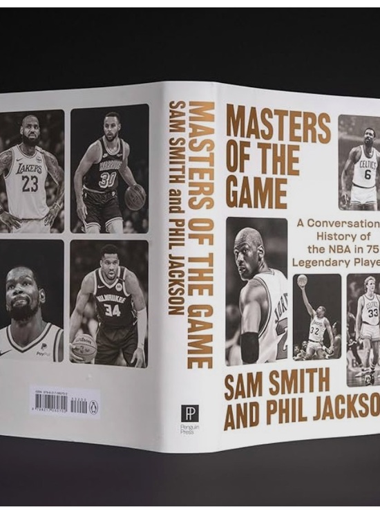 Book Of The Month Other - Masters of the Game — White and Gold Hardcover by Sam Smith and Phil Jackson